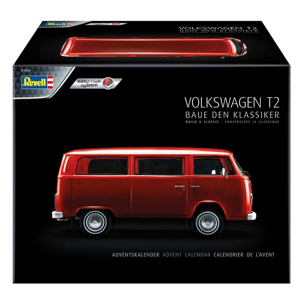 Iconic vehicle Advent Calendar VW T2 Bus 1/24 Model Kit 4009803010342