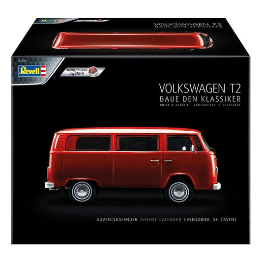 Iconic vehicle Advent Calendar VW T2 Bus 1/24 Model Kit 4009803010342