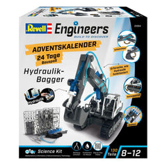 Revell Engineers Advent Calendar Hydraulic excavator model kit 4009803010540