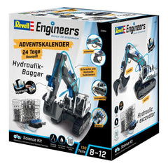 Revell Engineers Advent Calendar Hydraulic excavator model kit 4009803010540