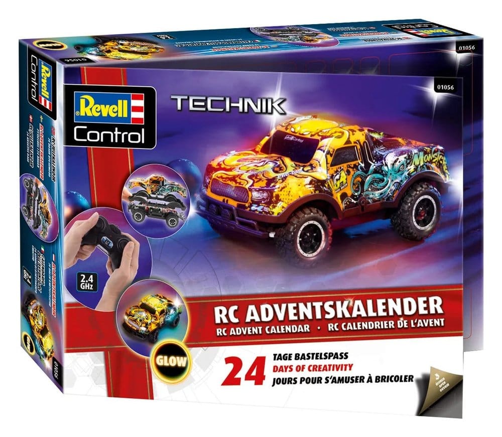 Revell Control Advent Calendar RC Car Christmas Driver 28 cm 4009803010564