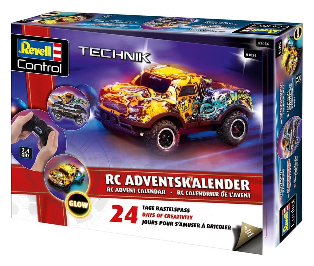 Revell Control Advent Calendar RC Car Christmas Driver 28 cm 4009803010564
