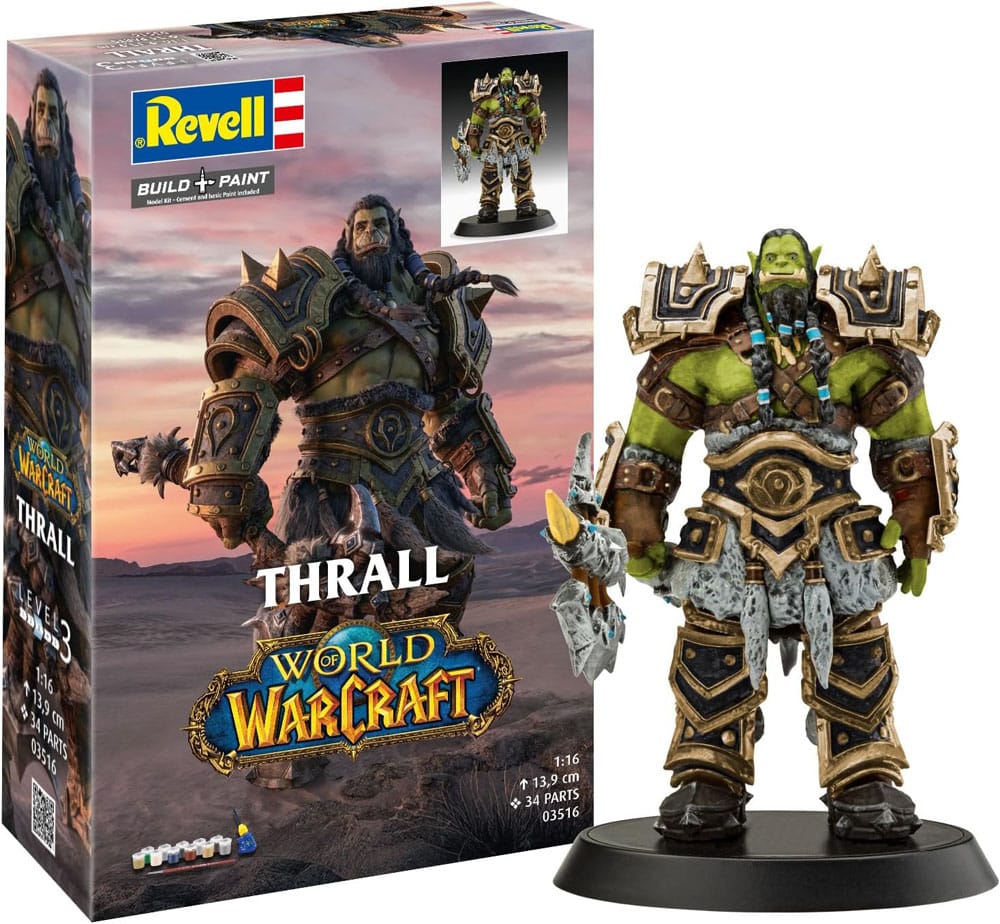 World of Warcraft Model Kit Gift Set 1/16 The Orc Thrall 13 cm 4009803035161