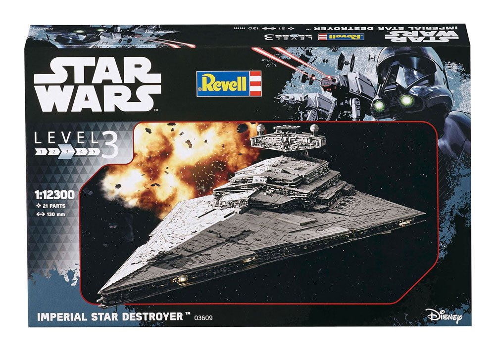 Star Wars Model Kit 1/12300 Imperial Star Destroyer 13 Cm - Amuzzi