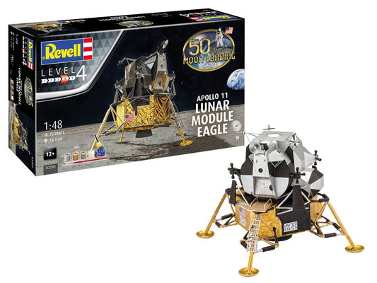 NASA Model Kit Gift Set 1/48 Apollo 11 Lunar  4009803895246