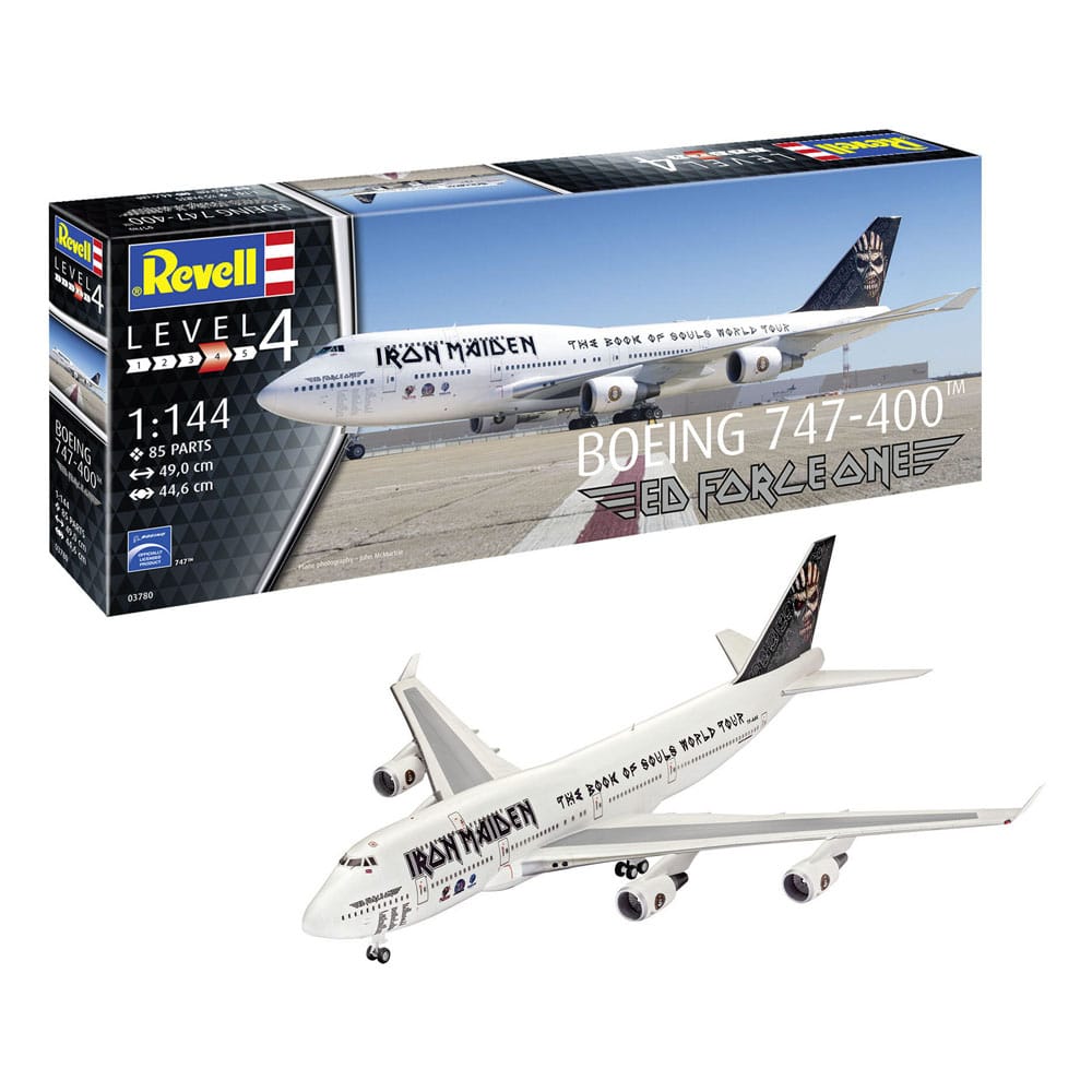 Iron Maiden Model Kit 1/144 Boeing 747-400 "Ed Force One" 49 cm 4009803037806