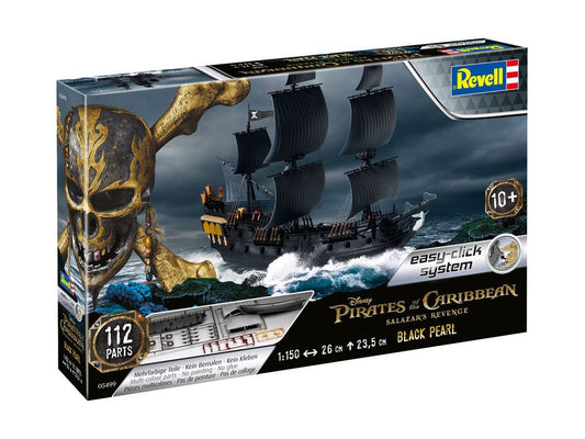 Pirates of the Caribbean Dead Men Tell No Tales Easy-Click Model Kit 1/150 Black Pearl 26 cm 4009803054995