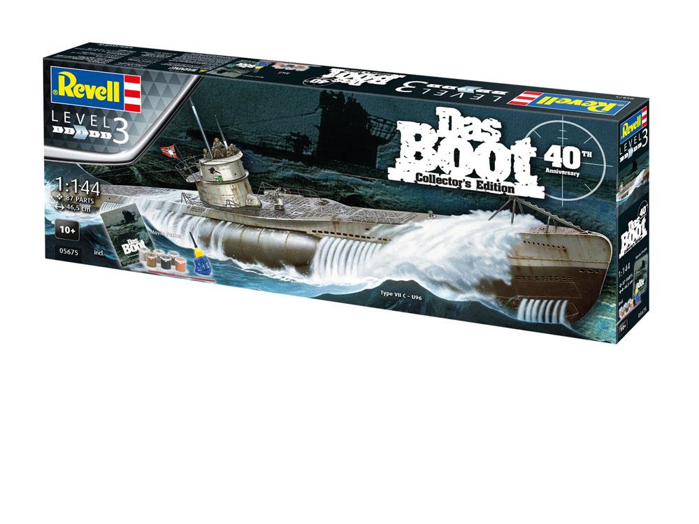 Das Boot Model Kit Gift Set 1/144 U-Boot U96 Typ VII C 40th Anniversary 46 cm 4009803056753