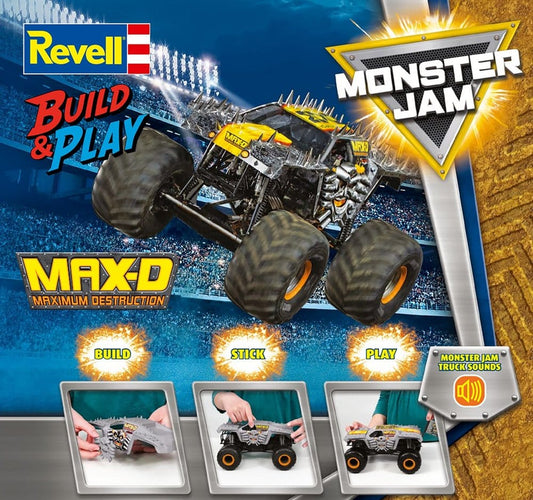Monster Jam Revell Build & Play Kit Monster Jam Max-D 4009803065595
