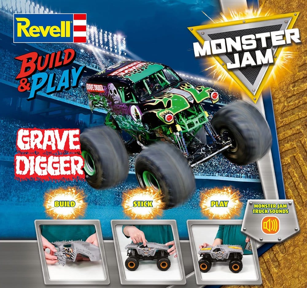 Monster Jam Revell Build & Play Kit Monster Jam Grave Digger 4009803065601