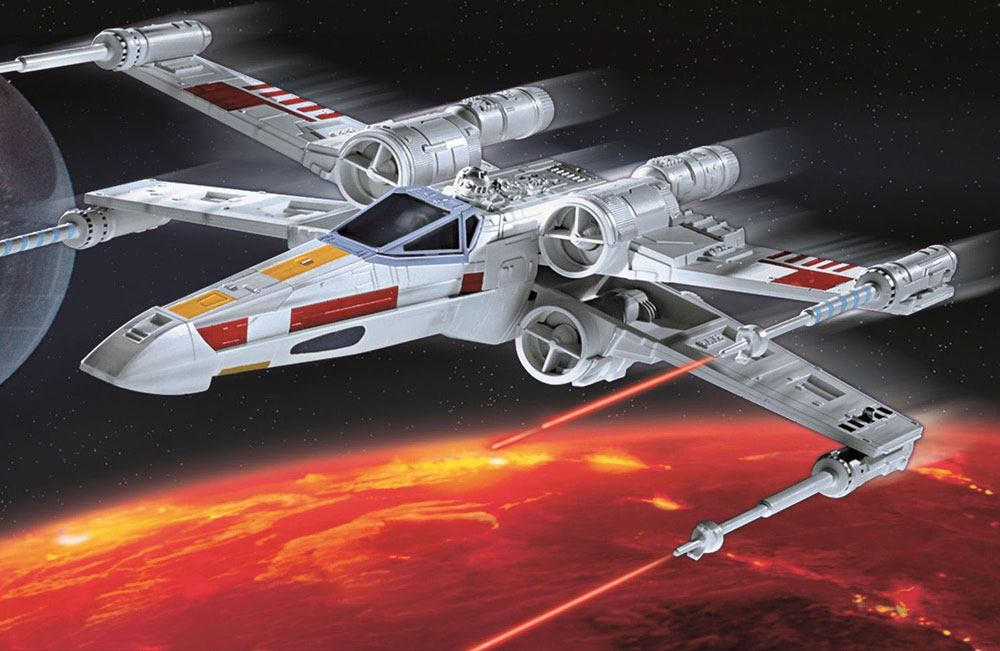 Star Wars Model Kit 1/57 X-wing Fighter 22 cm 4009803067797