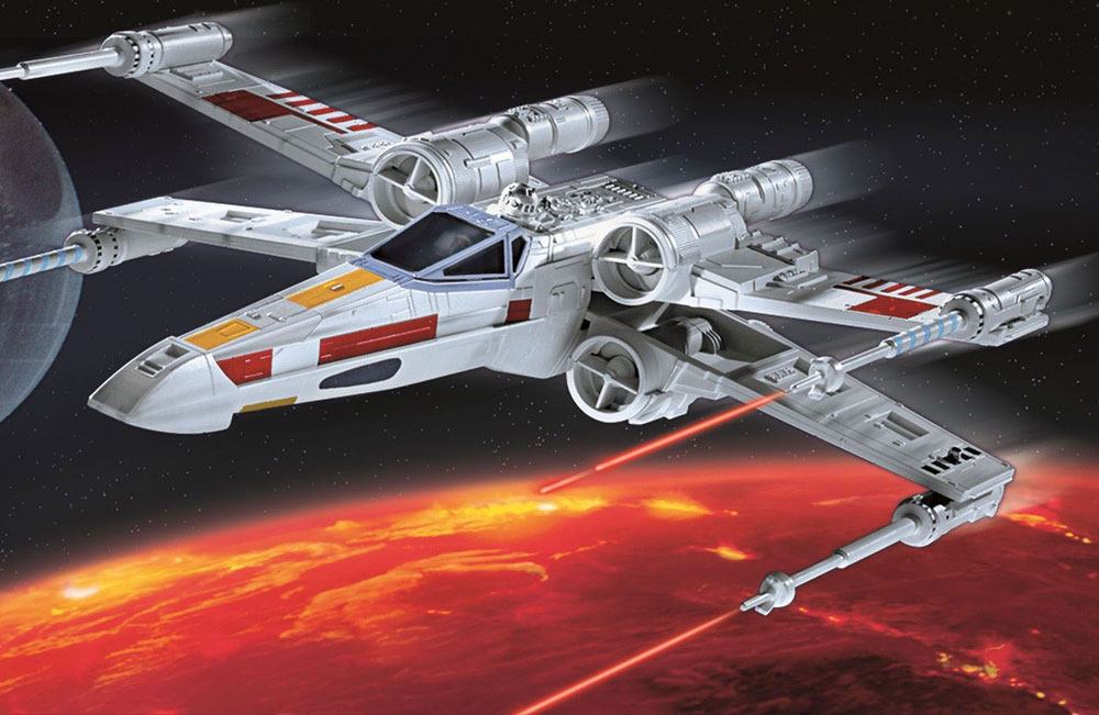 Star Wars Model Kit 1/57 X-Wing Fighter 22 Cm - Amuzzi