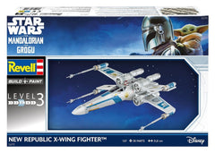 Star Wars The Mandalorian and Grogu Revell Modellbausatz 1/57 New Republic X-Wing Fighter 22 cmStar Wars The Mandalorian and Grogu Revell Model Kit 1/57 New Republic X-Wing Fighter 22 cmStar Wars The Mandalorian and Grogu Revell maquette 1/57 New Republic 4009803067919