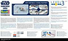 Star Wars The Mandalorian and Grogu Revell Modellbausatz 1/57 New Republic X-Wing Fighter 22 cmStar Wars The Mandalorian and Grogu Revell Model Kit 1/57 New Republic X-Wing Fighter 22 cmStar Wars The Mandalorian and Grogu Revell maquette 1/57 New Republic 4009803067919