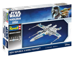 Star Wars The Mandalorian and Grogu Revell Modellbausatz 1/57 New Republic X-Wing Fighter 22 cmStar Wars The Mandalorian and Grogu Revell Model Kit 1/57 New Republic X-Wing Fighter 22 cmStar Wars The Mandalorian and Grogu Revell maquette 1/57 New Republic 4009803067919