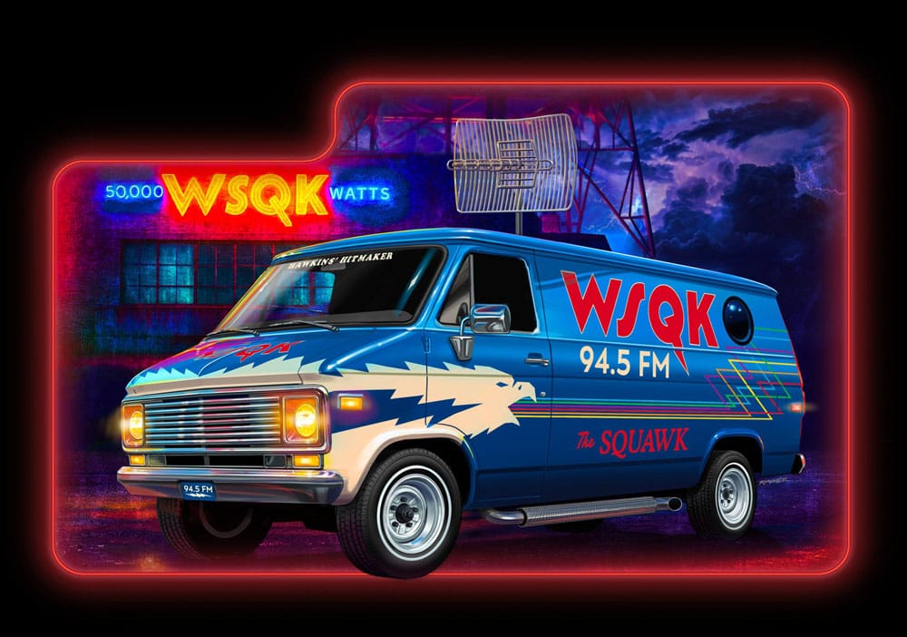 Stranger Things Model Kit 1/25 Squawk Van 21 cm 4009803077321