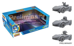Sonic the Hedgehog Pull & Speed Pull-back car Sonic Racing CrossWorlds - Pack of 3 9003150161660