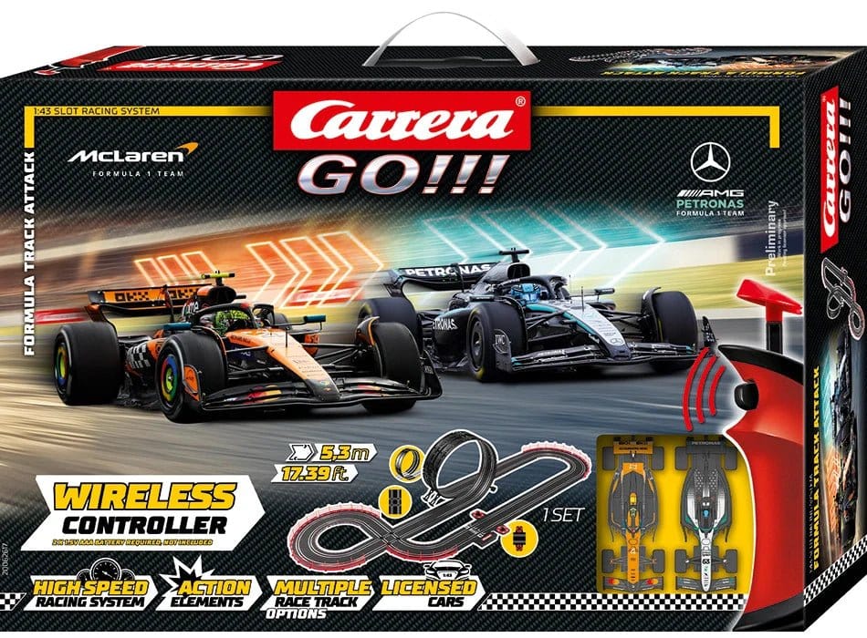 Carrera GO!!! Slot Car Track Set Formula Track Attack 4007486626171
