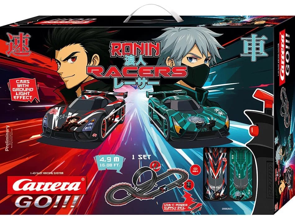 Carrera GO!!! Slot Car Track Set Ronin Racers 4007486626218