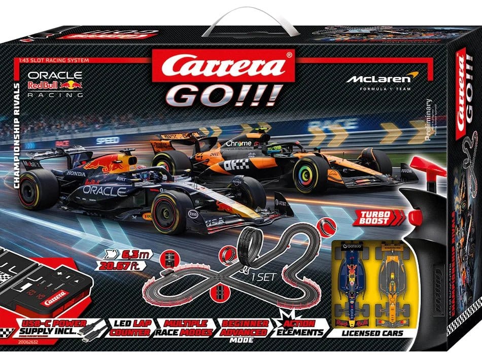 Carrera GO!!! Slot Car Track Set Championship Rivals 4007486626324