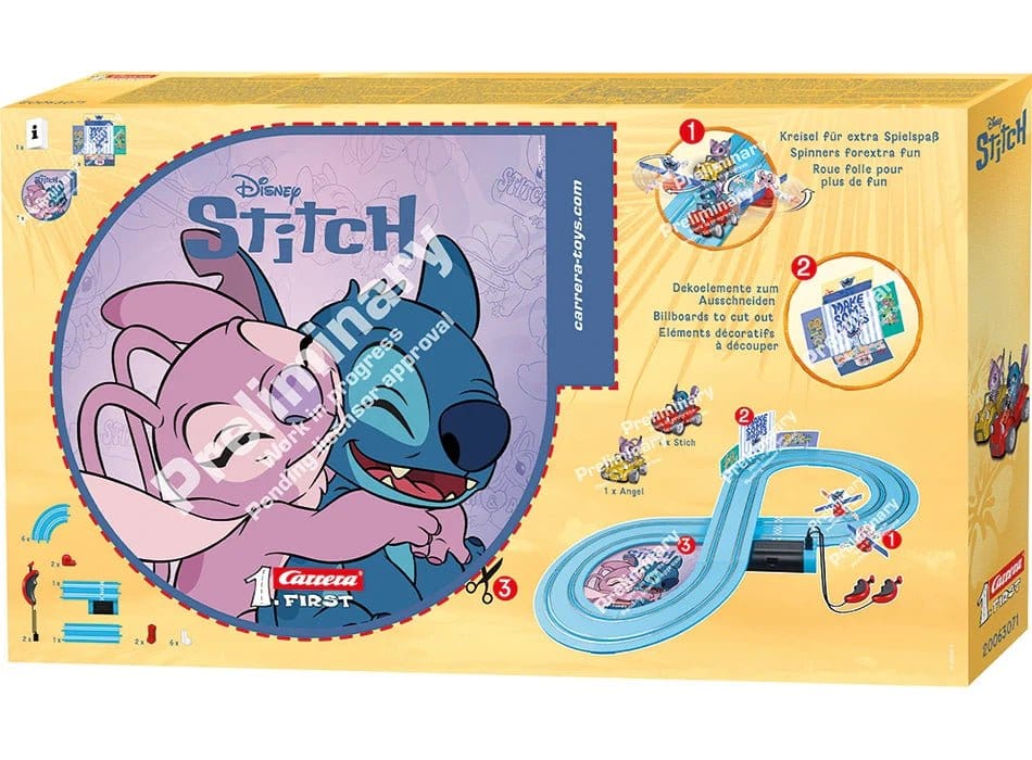 Disney Stitch Carrera First Race Track Set Disney Stitch 2,4 4007486630710