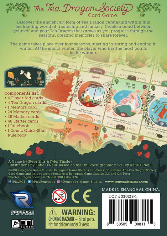 Tea Dragon Society card game *Englische Version* 0850505008113