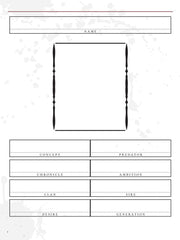 Vampire: The Masquerade 5th Edition RPG Journal Expanded Character Sheet Journal *Englische Version* 9781957311036