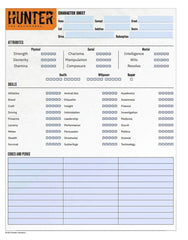 Hunter: The Reckoning 5th Edition RPG Journal Expanded Character Sheet Journal *Englische Version* 9781957311043
