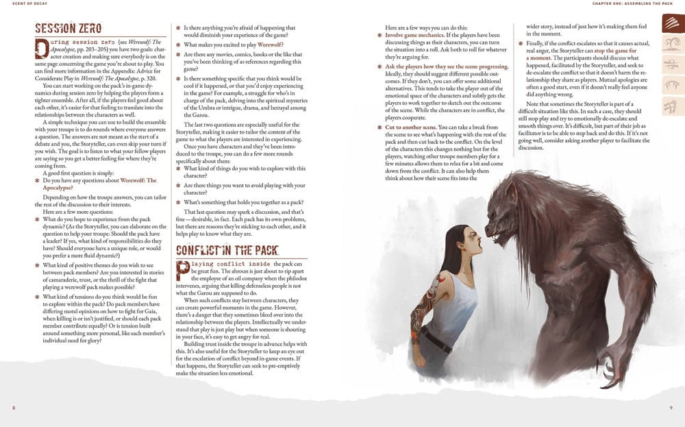 Werewolf: The Apocalypse 5th Edition RPG book Scent of Decay Chronicle *Englische Version* 9781957311494