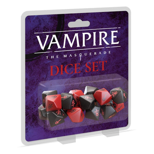 Vampire: The Masquerade 5th Edition RPG Dice set 0810011723115