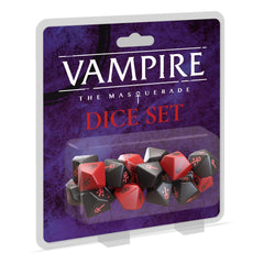 Vampire: The Masquerade 5th Edition RPG Dice set 0810011723115