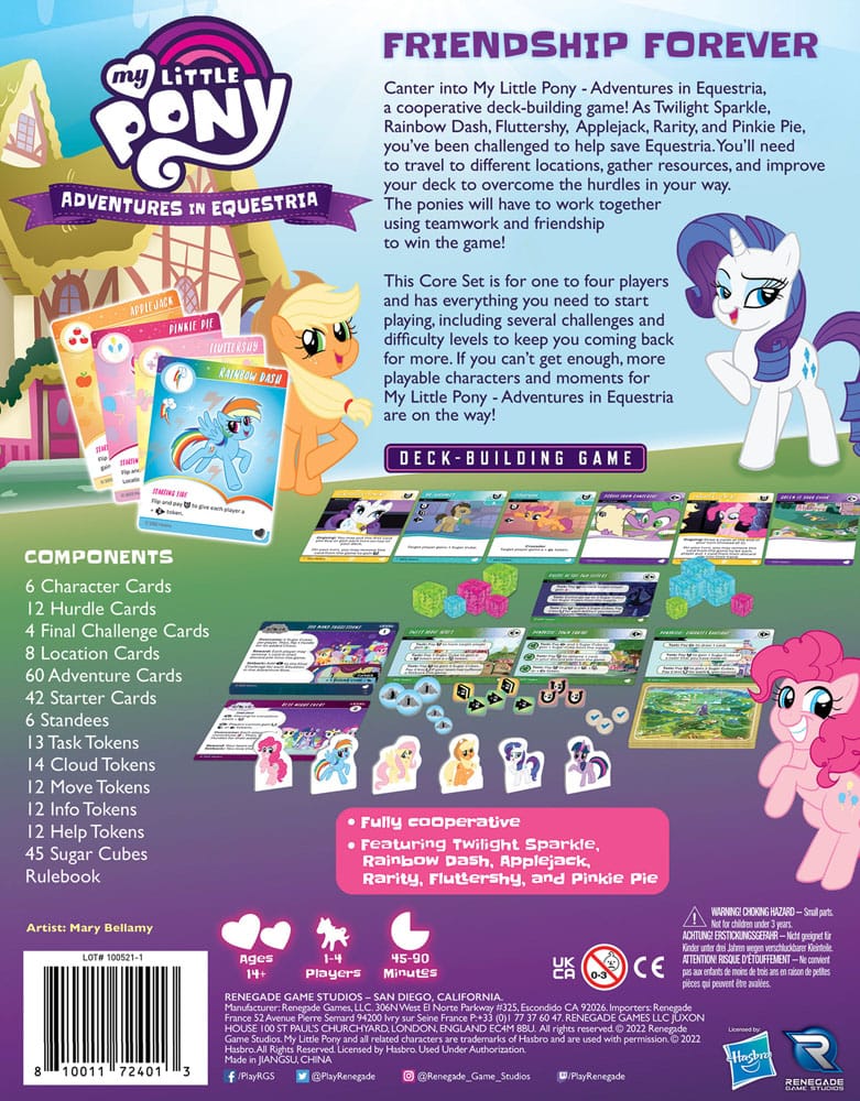 My Little Pony card game Deck-Building Adventures in Equestria *Englische Version* 0810011724013