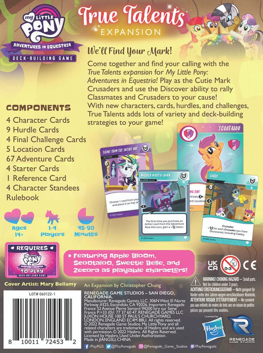 My Little Pony card game Deck-Building True Talents Expansion *Englische Version* 0810011724532