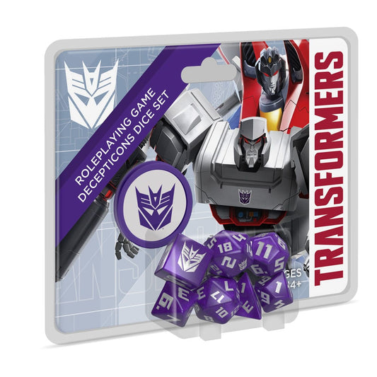 Transformers RPG Dice Set Decepticon 0810011726345
