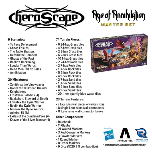 Heroscape board game Age of Annihilation Master Set *English Version* 0810011726932