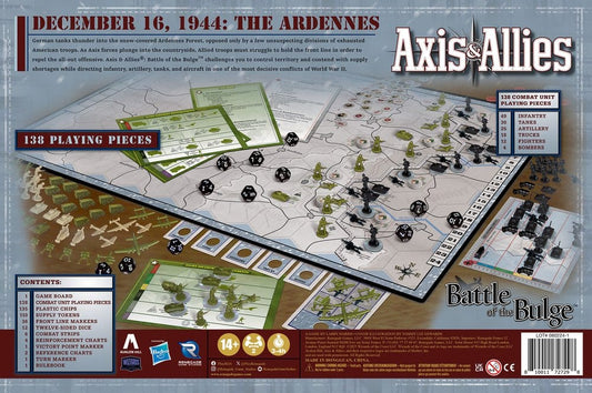 Avalon Hill board game Axis & Allies: Battle of the Bulge *English Version* 0810011727298