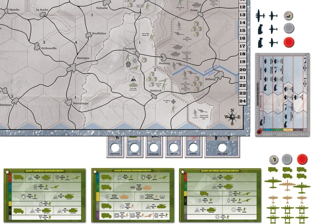 Avalon Hill board game Axis & Allies: Battle of the Bulge *English Version* 0810011727298