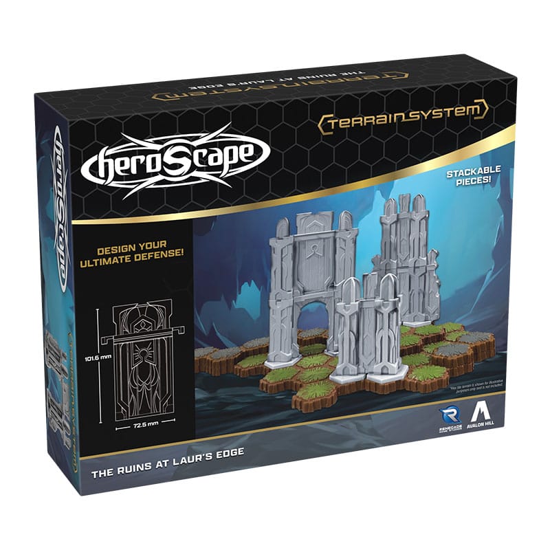 Heroscape Terrain Expansion The Ruins at Laur's Edge  *English Version* 0810011727557