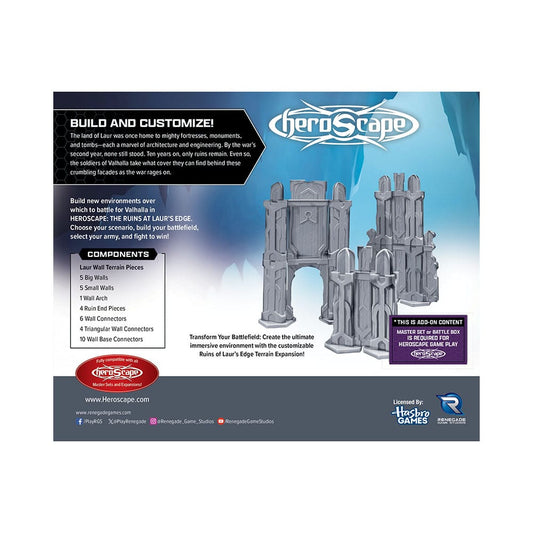 Heroscape Terrain Expansion The Ruins at Laur's Edge  *English Version* 0810011727557
