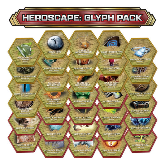 Heroscape Expansion Glyph Pack *English Version* 0810011727984