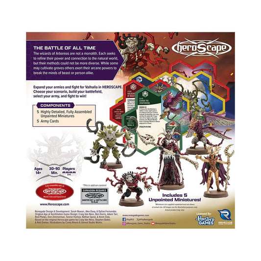 Heroscape Army Expansion Embers of War: Heroes of Arboreas *English Version* 0810011728370