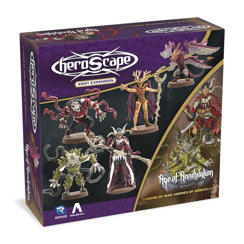 Heroscape Army Expansion Embers of War: Heroes of Arboreas *English Version* 0810011728370