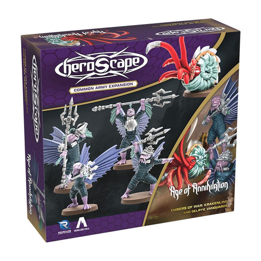 Heroscape Army Expansion Embers of War: Krakenling & Gelryie Vanguards *English Version* 0810011728394
