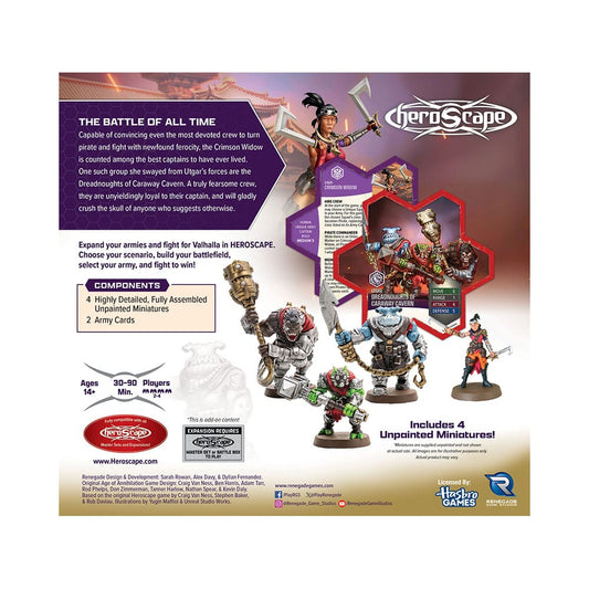 Heroscape Army Expansion Embers of War: Crimson Widow & Dreadnoughts of Caraway Cavern *English Version* 0810011728448