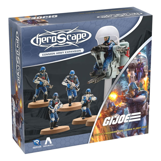 G.I.Joe Heroscape Army Expansion Cobra Troopers & Cobra Flight Pod (Common) *English Version* 0810011728820