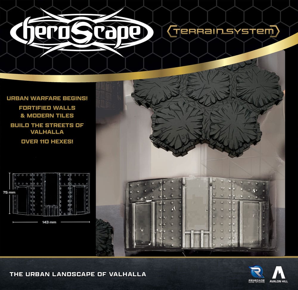 Heroscape Terrain Expansion The Urban Landscape of Valhalla *English Version* 0810011728851