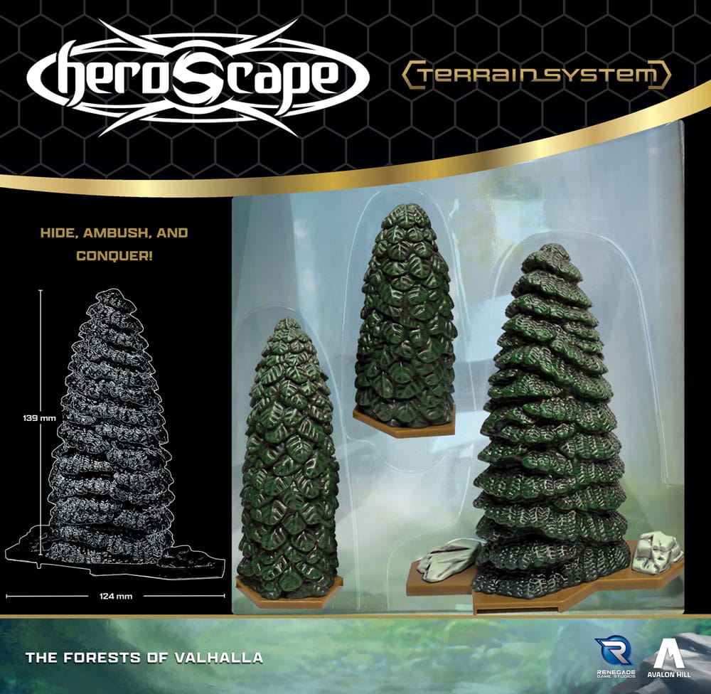 Heroscape Terrain Expansion Forests of Valhalla *English Version* 0810011728905