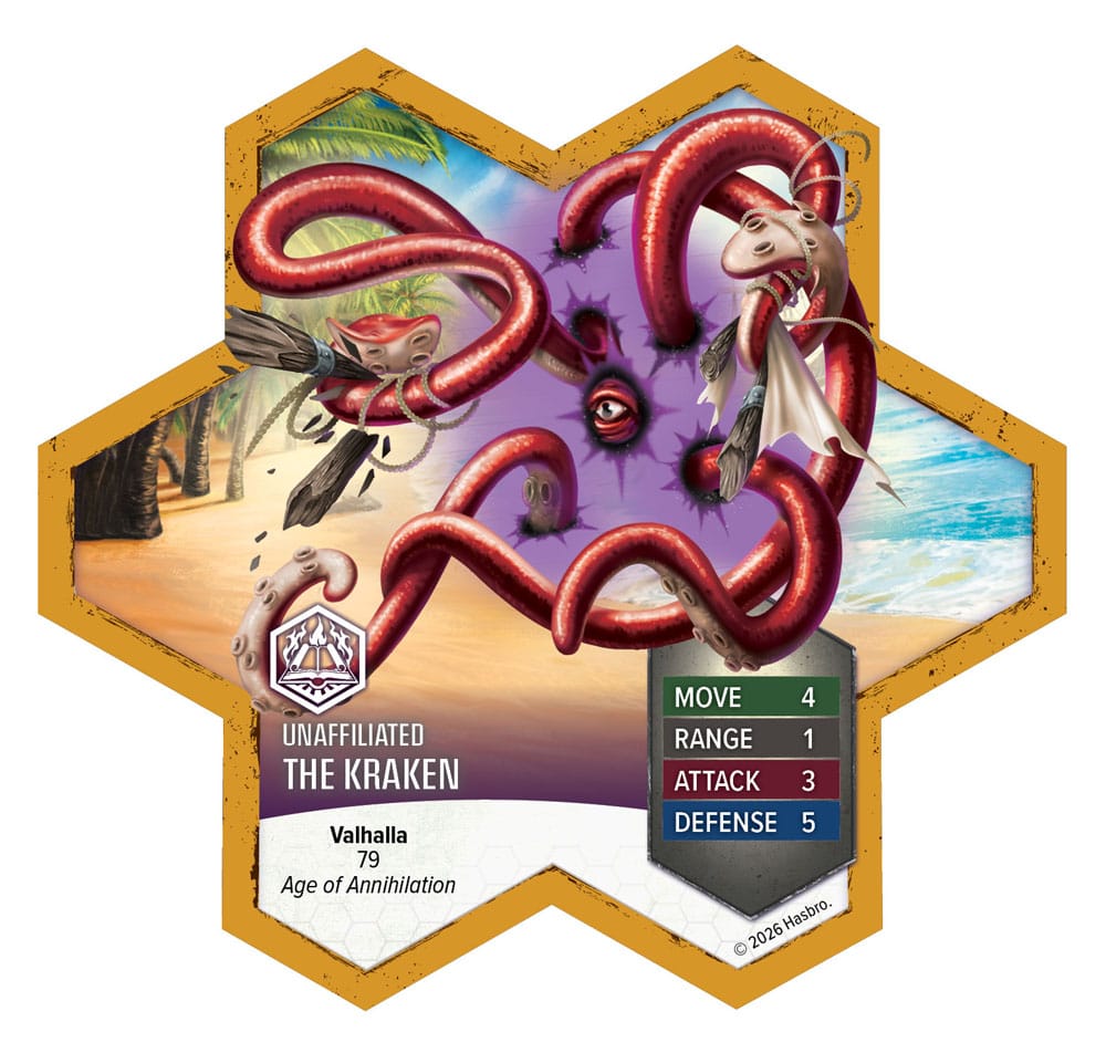 Heroscape Army Expansion Age of Annihilation Thormun & Kraken *English Version* 0810011728998