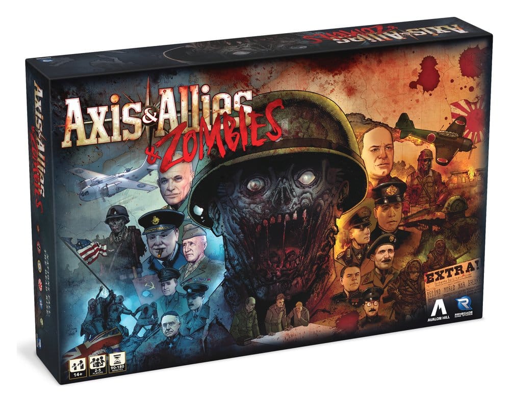 Avalon Hill board game Axis & Allies & Zombies *English Version* 0810011729100