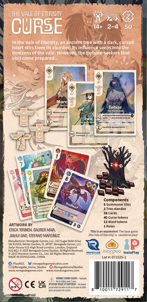 The Vale of Eternity card game Expansion Curse *Englische Version* 0810011729117